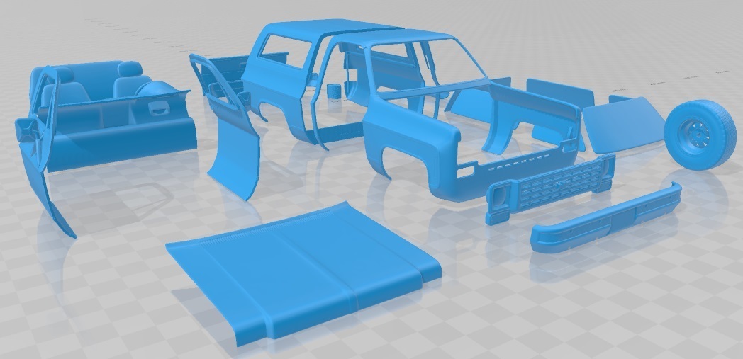 Archivo 3D Blazer K5 1976 Printable Car 🚗 ・Objeto imprimible en 3D para ...